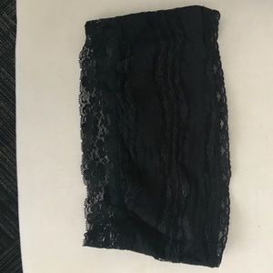 Free People intimates black lace bandeau
